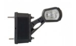 LED breedtelamp links met alarm rood-wit-amber 12-24v | MBA-2731RWA-LDCC 2724-MBA-2731RWA-2