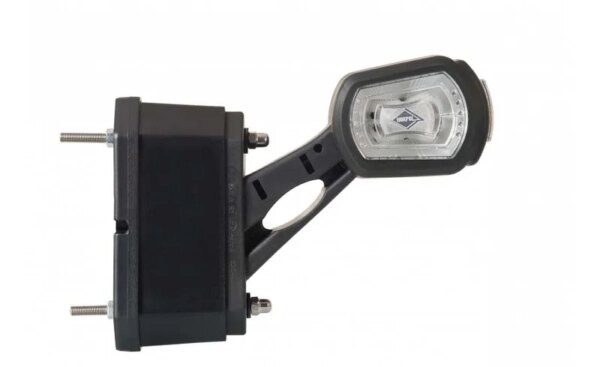 LED breedtelamp links met alarm rood-wit-amber 12-24v | MBA-2731RWA-LDCC 2724-MBA-2731RWA-2