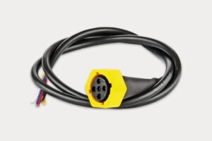 Links | 5-PIN bajonet aansluiting | met 10m. kabel | V10AC-10MB5L-WTY BAJONET L M100-V10AC-10MB5L