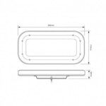 Compacte minibar | 12-24v | 380mm | R65 | vaste montage | MLB380R65ACM-MLB380R65ACM-MLB380R65ACM-6