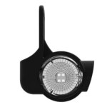 Links | LED breedtelamp met korte steel | 12-24v | 20cm. kabel | M10BV-801RWA-FT-140 W L LED-M10BV-801RWA-3