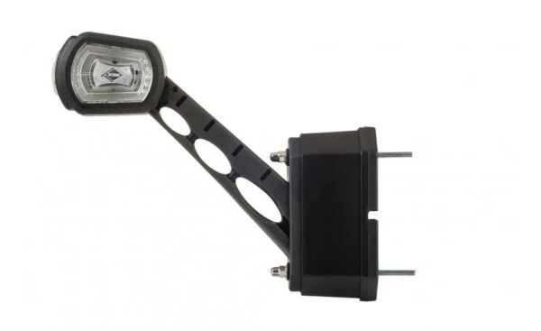 LED breedtelamp rechts met alarm rood-wit-amber 12-24v | MBA-2762RWA-LDCC 2714-MBA-2762RWA-7