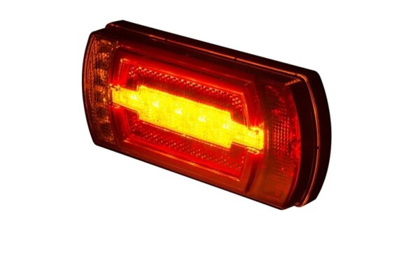 LED neon achterlicht incl. achteruitrijlicht 12v 1m. Kabel horizontaal+verticaal Montage