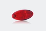 LED markeringslicht ovaal rood | 12-24v | 50cm. kabel | MV-5800R--MV-5800R