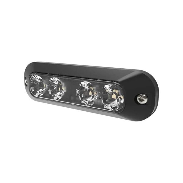 LED flitser 4-LED | R65 | amber |12-24v | ED3704A-ED3704A-ED3704A