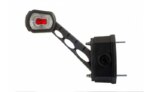 LED breedtelamp links met alarm rood-wit-amber 12-24v | MBA-2761RWA-LDCC 2713-MBA-2761RWA-8