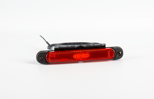 LED Slimline markeerlicht rood beugel 12-24v 50cm kabel | MV-6550R-FT-065 C+K LED-MV-6550R