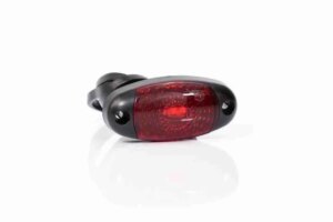 LED markeringslicht rood | 12-24v | 50cm. kabel met 1