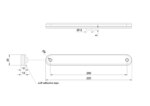 LED markeringslicht wit | 12-24v | 50cm. kabel | M10MV-800W-FT-195 B LED-M10MV-800W-2