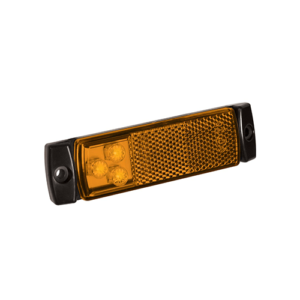 LED markeringslicht amber | 12-24v | 50cm. kabel | 129AM-129AM-129AM