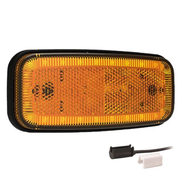 LED markeringslicht amber | 12-24v | 1