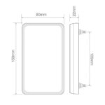 LED compact achterlicht zonder kentekenverlichting | 12v | 40cm. kabel | 151BAR-151BAR-151BAR-3