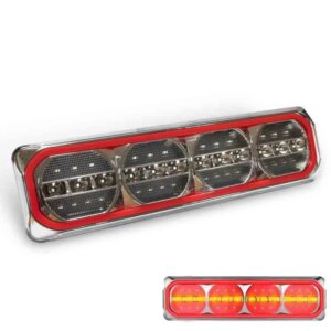 LED neon achterlicht met dynamisch knipperlicht | 12-24v | 385ARRMB-385ARRMB-385ARRMB