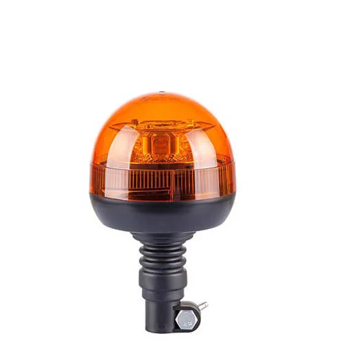 LED Rundumleuchte amber | R65 | mit Flexi DIN Montagebügel | 12-24v | S07ZL001.1--S07ZL001.1