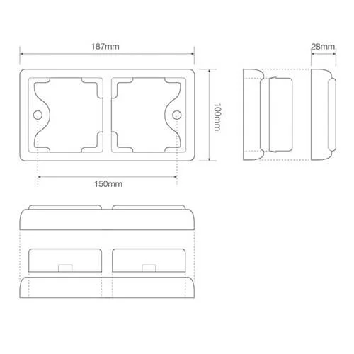 LED achterlicht met zwarte rand | 12-24v | 40cm. kabel | 80BARME-80BARME-80BARME-2 LED achterlicht met zwarte rand | 12-24v | 40cm. kabel | 80BARME-80BARME-80BARME-2