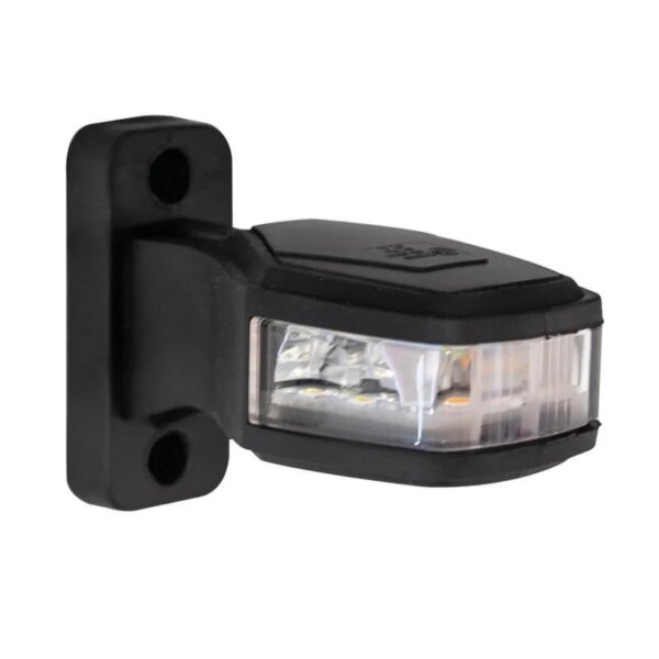 Rechts | LED breedtelamp | 12-24v | 30cm. kabel | rood-wit-amber | 1009RE-1009RE-1009RE