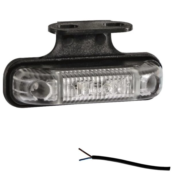 LED markeringslicht amber | 12-24v | 50cm. kabel | M10MV-550A-FT-013 Z+K LED-M10MV-550A