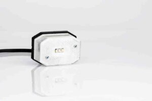 LED markeringslicht wit | 12-24v | 50cm. kabel | MV-2700W-FT-001 B LED-MV-2700W
