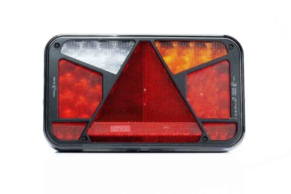 Rechts | LED achterlicht met kentekenlicht Canbusproof | 12v | 7-functies 6-PIN | VC-4512B6CAN-FT-370 P TB LED O BAJONET 6PIN 12V-VC-4512B6CAN