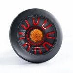 LED darklook achterlicht zwart 12-24v