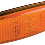 LED markeringslicht amber | 12-24v | 20cm. kabel | 1490AM-1490AM-1490AM