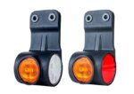 LED breedtelamp rechts neon rood-wit-amber 12-24v 60cm kabel-LD 3109/P-MB-4752RWA-4