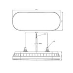 LED compact achterlicht met dynamisch knipperlicht | 12-24v | VC-320B5SS-FT-320 LED DI BAJONET + SS-VC-320B5SS-9