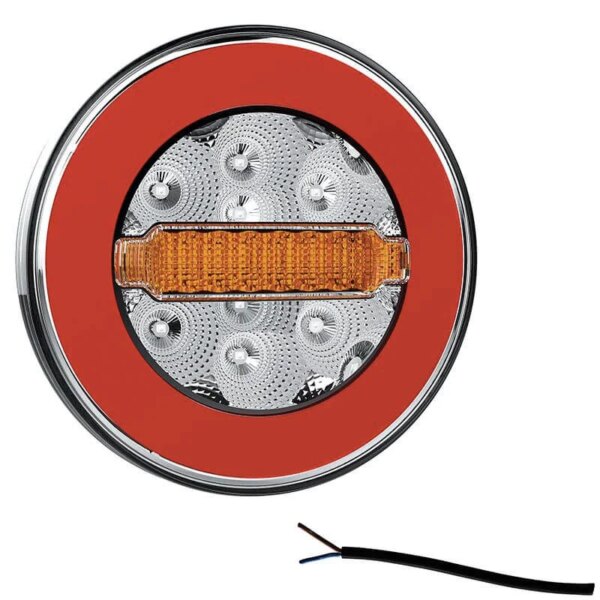 LED achterlicht Y-homologatie zonder kentekenverlichting | 12-36v | 100cm. kabel | V10C3-840-FT-113 Y LED-V10C3-840