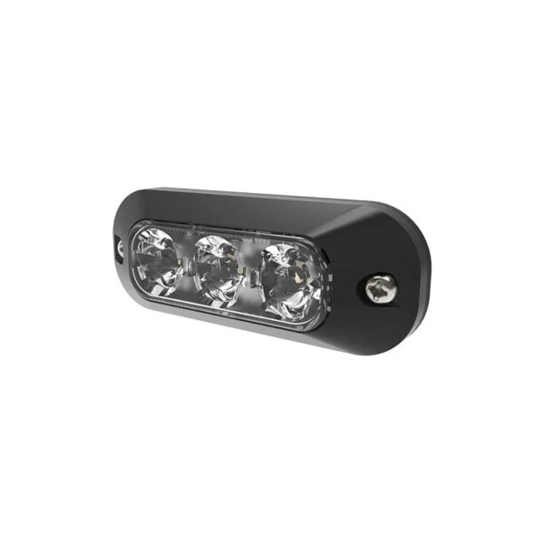 LED flitser 3-LED | R65 | amber | 12-24v | ED3703A-ED3703A-ED3703A