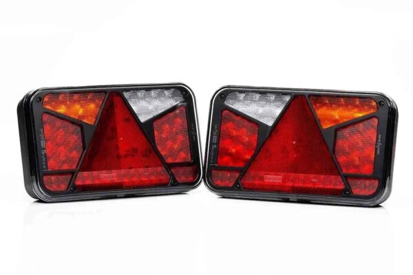 Rechts | LED achterlicht met kentekenlicht Canbusproof | 12v | 7-functies 6-PIN | VC-4512B6CAN-FT-370 P TB LED O BAJONET 6PIN 12V-VC-4512B6CAN-6