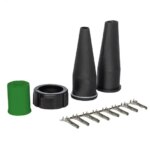 8-PIN's bajonet aansluiting rechts zonder kabel | V10AC-102B8--V10AC-102B8