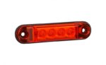 LED markeringslicht Rood | 12-24v | 50cm. kabel | MV-4400R-LD 2329-MV-4400R