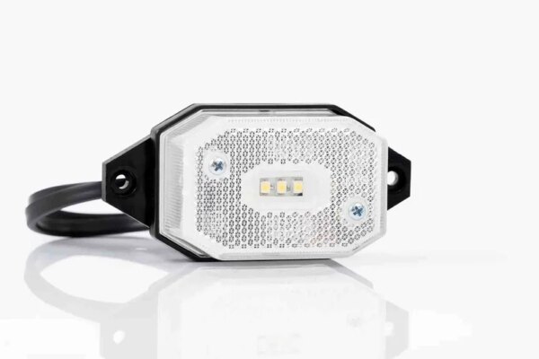 LED markeringslicht wit | 12-24v | 50cm. kabel | MV-2720W-FT-001 BIII LED QS075-MV-2720W