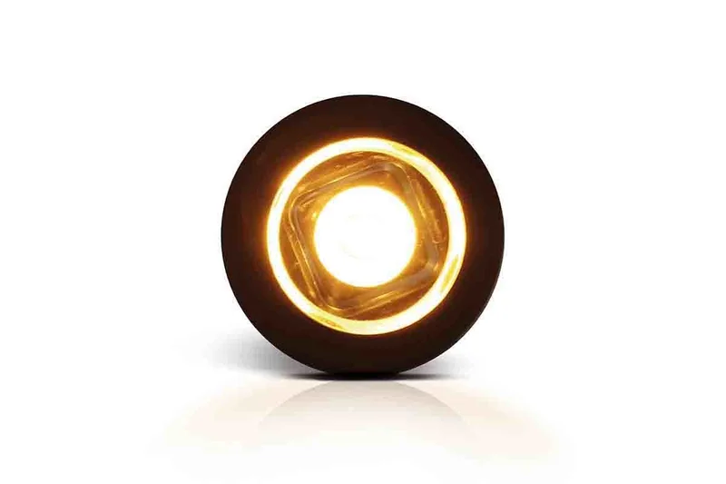 LED compact inbouw markeringslicht amber | 12-24v | MV-2600A-FT-074 Z LED-MV-2600A