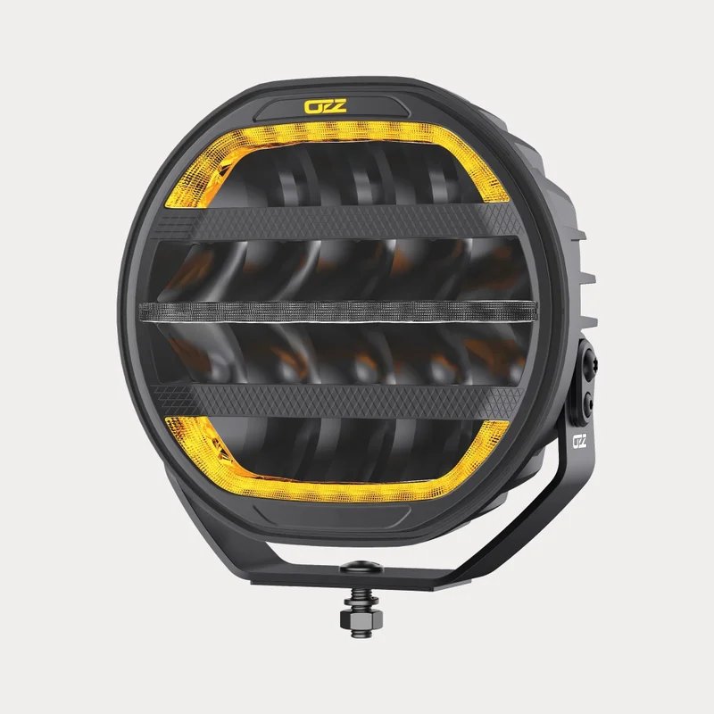 Zusätzlicher Arbeitsscheinwerfer OZZ XR3 P9" R65 schwarz mit Warnleuchte (10-35V)-88107-88107