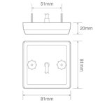 LED compact achteruitrijlicht | 12-24v | 30cm. kabel | 81WM-81WM-81WM-3