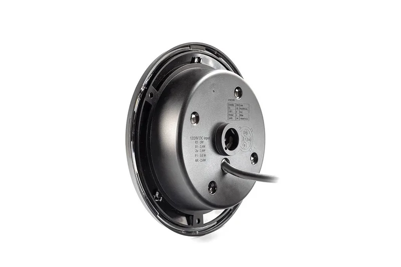 LED darklook achterlicht chrome 12-24v 100cm kabel LED darklook achterlicht chrome 12-24v 100cm kabel