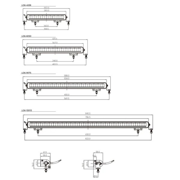 LED bar Nemesis 370 duo-color dagrijverlichting 10-32v - 36
