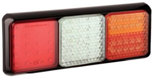 LED achterlicht met zwarte rand | 12-24v | 40cm. kabel | 100BSTIWFMRE-100BSTIWFMRE-100BSTIWFMRE