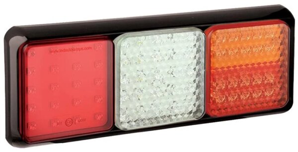 LED achterlicht met zwarte rand | 12-24v | 40cm. kabel | 100BSTIWFMRE-100BSTIWFMRE-100BSTIWFMRE
