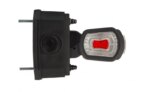 LED breedtelamp rechts met alarm rood-wit-amber 12-24v | MBA-2702RWA-LDCC 2795-MBA-2702RWA