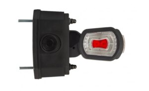 LED breedtelamp rechts met alarm rood-wit-amber 12-24v | MBA-2702RWA-LDCC 2795-MBA-2702RWA