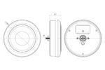 Opbouwbehuizing t.b.v. VC-4900 serie lampen-FT-313/314 COVER-VAC-4920-3