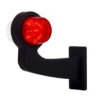 Links | LED pendellamp haakse steel | heldere lens | 12-24v | MB-1011RW-LD 2586-MB-1011RW-3