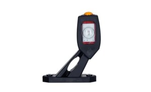 LED breedtelamp links met alarm rood-wit-amber 12-24v | MB-3632RWA-LD 2115/P-MB-3632RWA