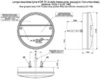 LED Combinatielicht 140mm. | 12-24v | - 2.0m kabel | VC-1400-LZD 740-VC-1400-2