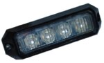 LED flitser 4 LED | amber | 12-24v | S07F4001.1--S07F4001.1