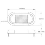 LED binnenverlichting | zonder schakelaar 13cm | 12-24v | 4500K | B15GS-213--B15GS-213-5