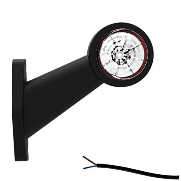 Links | LED breedtelamp | schuine steel | 12-24v | 20cm. kabel | M10BV-301RW-FT-009 C LED (NO SET ONLY LEFT VERSION)-M10BV-301RW