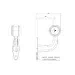 75mm². connector | M10BV-411RW-FT-009 D LED QS075 (NO SET ONLY LEFT VERSION)-M10BV-411RW-2